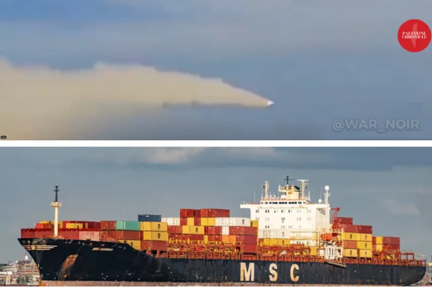 balas-dendam-iran-serang-kapal-kargo-asisrael-msc-sariska-niy