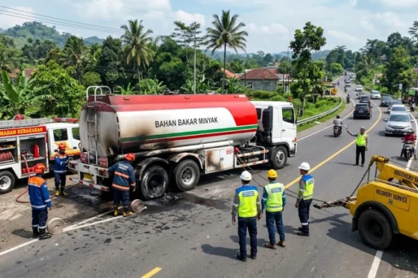 pertamina-evaluasi-insiden-mobil-tangki-di-cianjur-pasokan-bbm-dipastikan-aman-gun