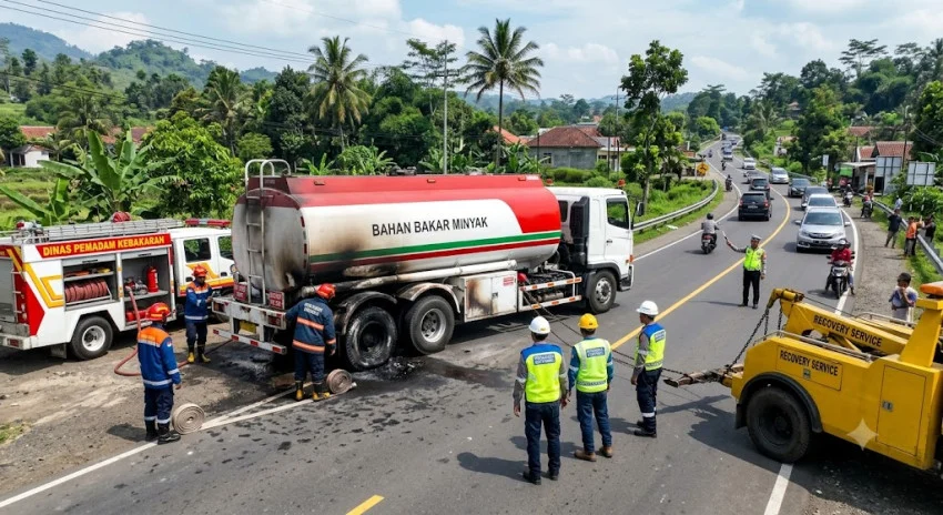 pertamina-evaluasi-insiden-mobil-tangki-di-cianjur-pasokan-bbm-dipastikan-aman-gun